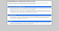 Desktop Screenshot of founderweb.com