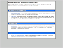Tablet Screenshot of founderweb.com
